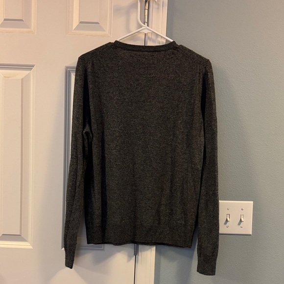 C. Wonder Charcoal Sweater with Pink Crown Dog Design - Picture 4 of 5